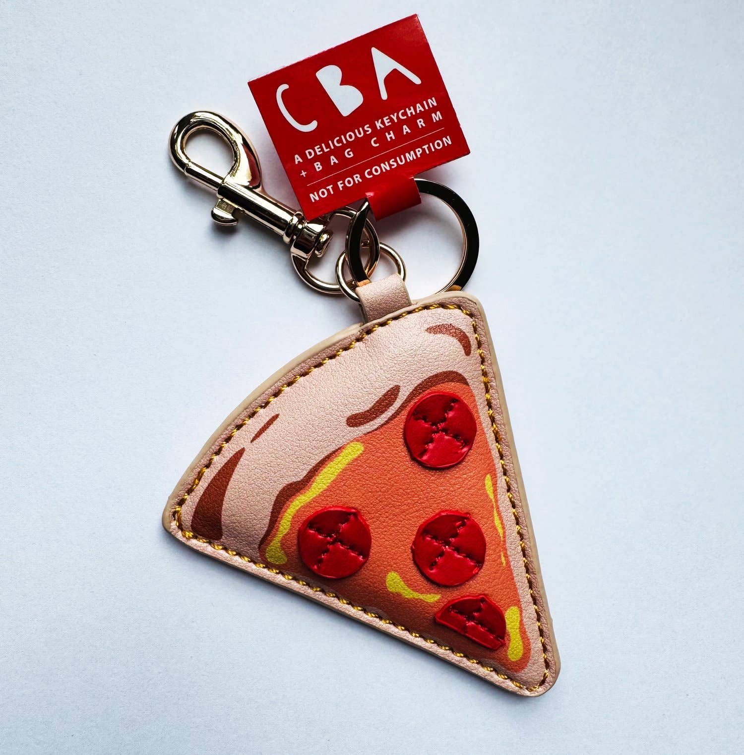 Pizza Bag Charm + Keychain