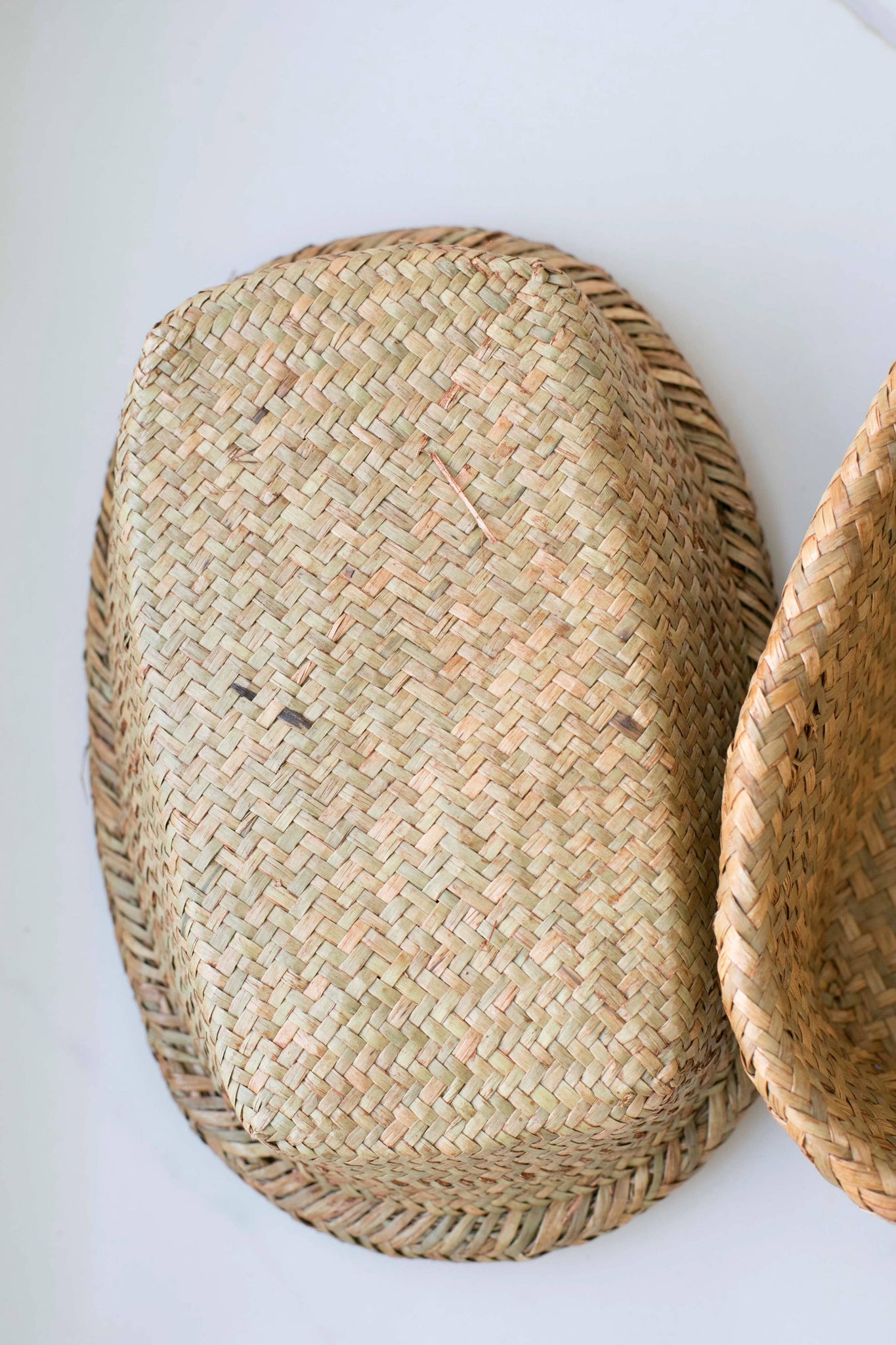 Oval Woven Seagrass Baskets