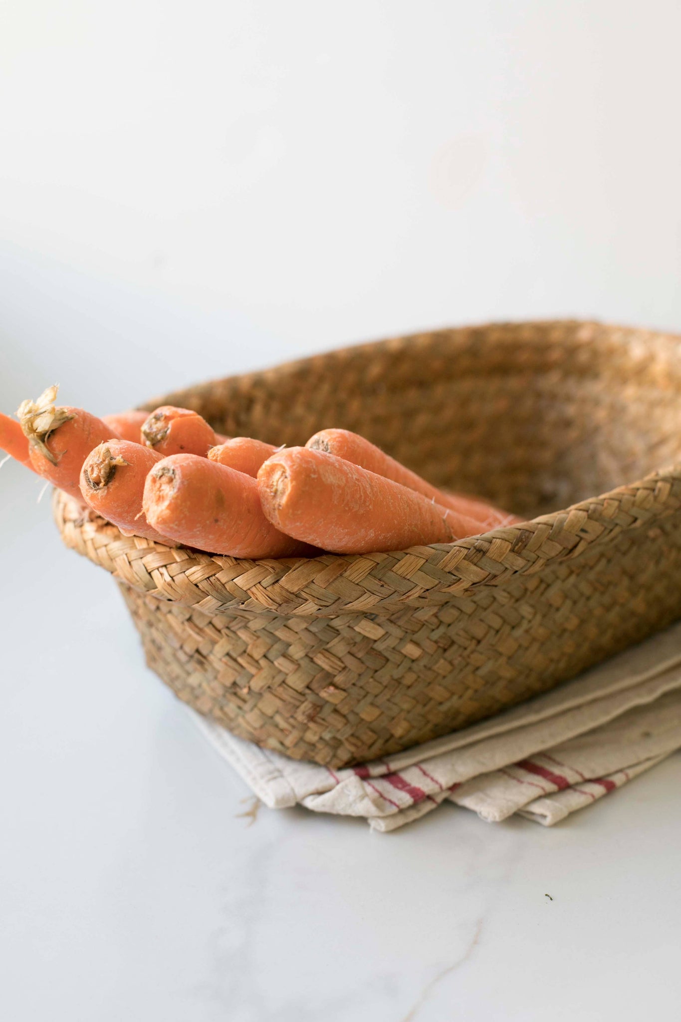 Oval Woven Seagrass Baskets
