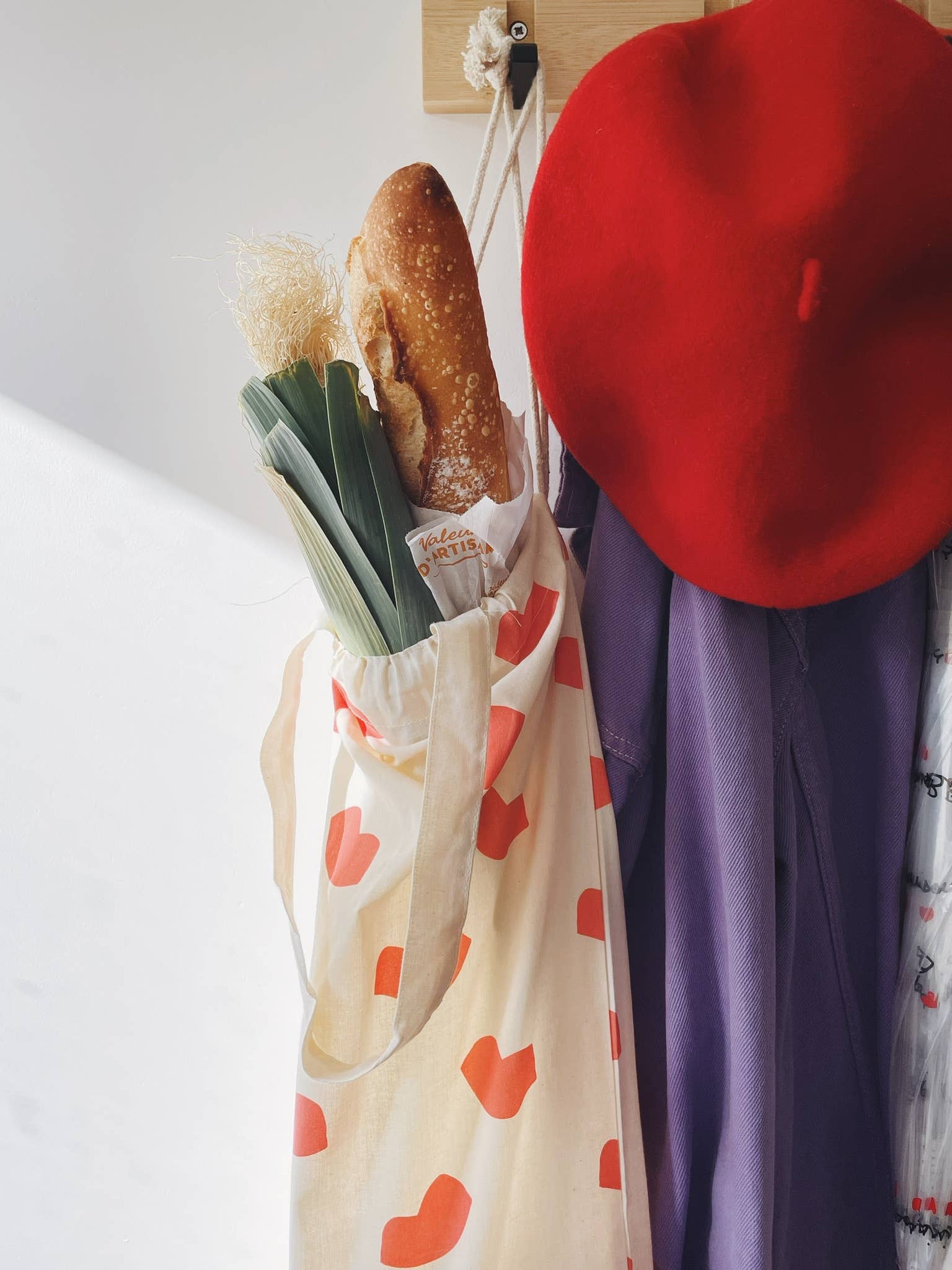 Baguette Kiss Bread bag